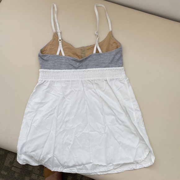 White and Grey Lululemon top - Picture 2 of 2